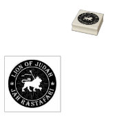 Lion of Judah Jah Rastafari Wood Art Stamp ラバースタンプ (押印)