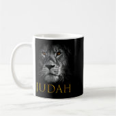 Lion Of Judah Jesus Christian Faith Over Fear Prem コーヒーマグカップ (左)