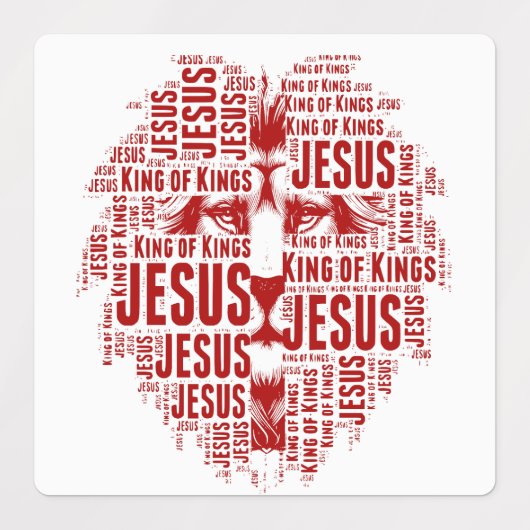 Lion of Judah, Jesus is King of Kings ラベル (デザイン1)