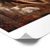 Lion Of Judah Lamb God Cross Jesus Light God  ポスター (角)