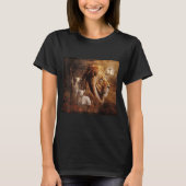 Lion Of Judah Lamb God Cross Jesus Light God Tシャツ (正面)