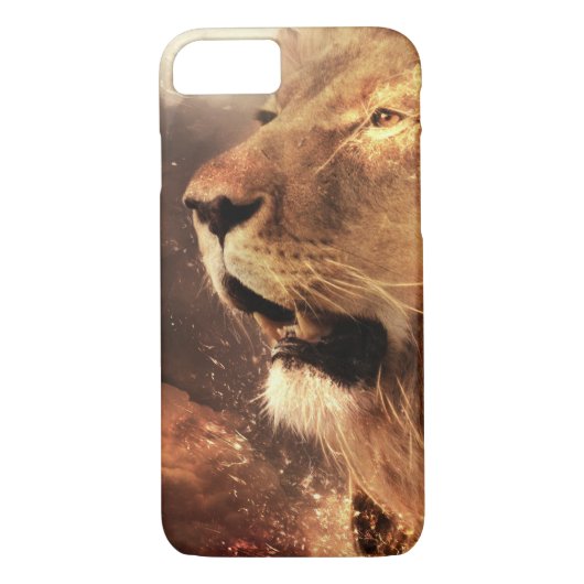 Lion of Judah - Lion - Rastafari - iPhone Case Case-Mate iPhoneケース (裏面)