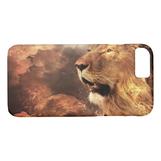 Lion of Judah - Lion - Rastafari - iPhone Case Case-Mate iPhoneケース (裏面(横))
