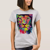 Lion of Judah - Lion - Rastafari - Reggae Shirt Tシャツ (正面)