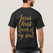 Lion of Judah & Lover of My Soul Men's T-Shirt  Tシャツ (裏面)