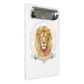 Lion of Judah Mini Clipboard - 6" x 9" Christian  ミニクリップボード (アングル)