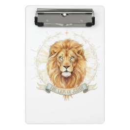 Lion of Judah Mini Clipboard - 6" x 9" Christian  ミニクリップボード