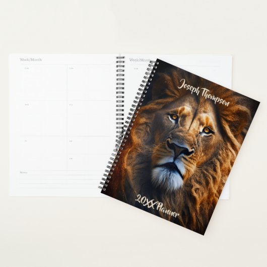 Lion Of Judah Personalized Custom Text Planner プランナー手帳 (ディスプレー)