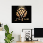 Lion of Judah Poster ポスター (ホームオフィス)