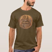 Lion of Judah - Rasta Coin - Reggae Shirt Tシャツ (正面)