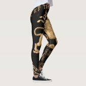 Lion of Judah - Rasta Gold - Power Yoga Leggings レギンス (右)