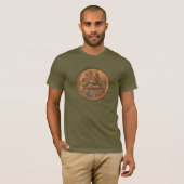 Lion of Judah -  Rasta Jah Army - Reggae Shirt Tシャツ (正面フル)