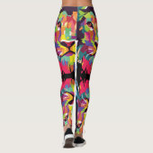 Lion of Judah - Rasta Poly - Power Yoga Leggings レギンス (裏面)