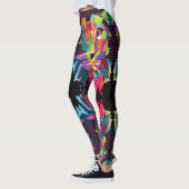 Lion of Judah - Rasta Poly - Power Yoga Leggings レギンス (左)