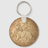 Lion of Judah Rasta Reggae Roots Jah Rastafari  キーホルダー (裏面)