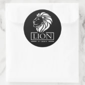 Lion of Judah - Rastafara - Jah Rastafari Sticker ラウンドシール (バッグ)