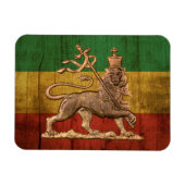 Lion of Judah - Rastafara - Reggae Rasta Magnet マグネット (横)
