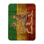Lion of Judah - Rastafara - Reggae Rasta Magnet マグネット (縦)