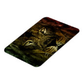 Lion of Judah - Rastafara - Reggae Rasta Magnet マグネット (左側)