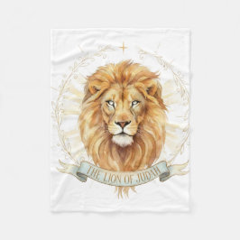 Lion of Judah Small Baby Blanket - 30x40 Plush  フリースブランケット