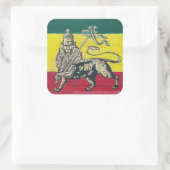 Lion of Judah sticker スクエアシール (バッグ)