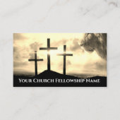 Lion of Judah Three Crosses Golden Sunset Church 名刺 (正面)