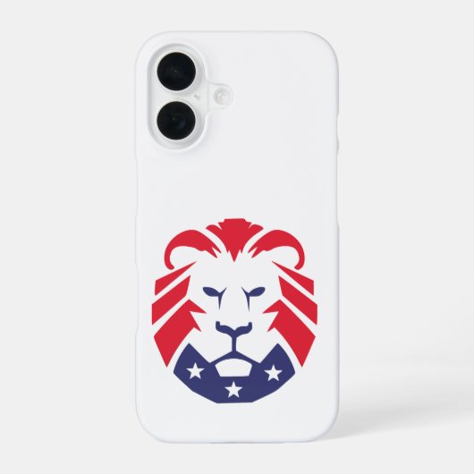 Lion of Patriots Phone Cases iPhone 16ケース (裏面)