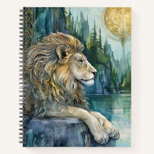 Lion of the Enchanted Realm Bullet Journal ノートブック (正面)