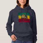 Lion of Zion - Haile Selassie - Judah Queen Hoodie パーカ (正面)