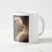 Lion of Zion hoodie ジャンボコーヒーマグカップ (正面右)