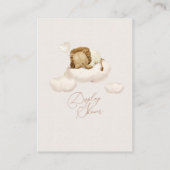 Lion on Cloud Displayシャワー エンクロージャーカード (裏面)