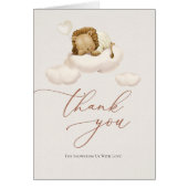 Lion on Cloud Thank You Enclosure Card (正面)