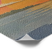 Lion Paper Cut Art Poster - Fierce 3D Animal Wall ポスター (角)