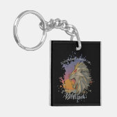 Lion Papercut Double-Sided Keychain キーホルダー (正面左)