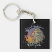 Lion Papercut Double-Sided Keychain キーホルダー (正面)