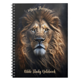 Lion Photo Notebook Your Text & Image パーソナライズされた ノートブック