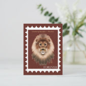 Lion Postage Stamp Postcards シーズンポストカード (スタンド正面)