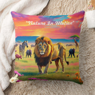 "Lion’s Kingdom" クッション