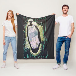 Lion’s Roar フリースブランケット