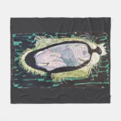 Lion’s Roar フリースブランケット (正面(横))