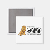 Lion Shadow Matching マグネット (正面/裏面)