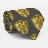 Lion Shield Family Crest  ネクタイ (ロール)