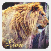 Lion [Square Seal] スクエアシール (正面)