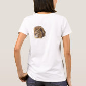 Lion T-Shirtの女性王 Tシャツ (裏面)