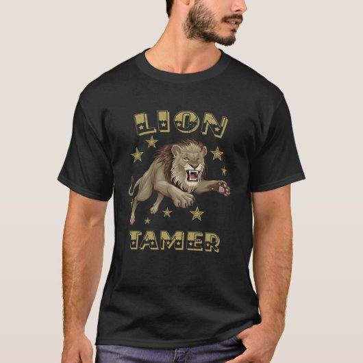 Lion Tamer Carnival Costume Theme Circus Staff Par Tシャツ (正面)