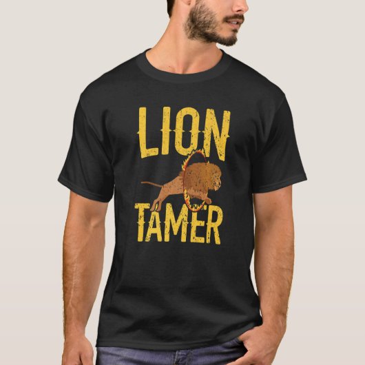 Lion Tamer Circus Staff Costume Carnival Theme Par Tシャツ (正面)