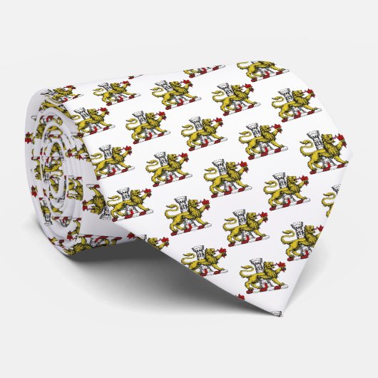 Lion Tower Fleur de Lis Crest Emblem C ネクタイ (ロール)