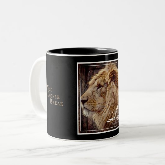 Lion [Two‐tone Mug] ツートーンマグカップ (正面左)