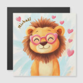 Lion Valentine's Day Heart Kids School (正面/裏面)