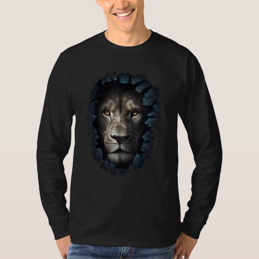 Lion Wand - Animal Zoo Animal Lover Lion Tシャツ (正面)